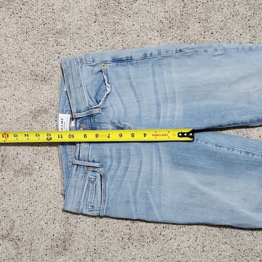 Frame Le Skinny de Jeanne Crop in Jerome Light Wash Size 25 - Picture 8 of 15